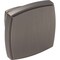 Jeffrey Alexander 1-3/4" Overall Length Brushed Pewter Square Renzo Cabinet Knob 141L-BNBDL - alternate 3